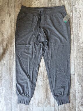 Danskin Women's Dark Gray Loose Fit Jogger Sweatpants